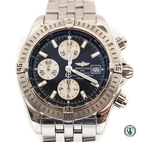 breitling chronomat evolution chronograph watch a13356|Breitling watches a13356 price.